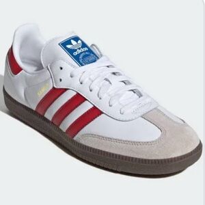 ADIDAS (Men’s 5 | Women’s 6) Samba OG 'White Scarlet'
